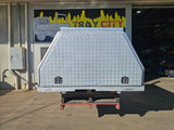 #953 Dual cab Alloy Tray and canopy