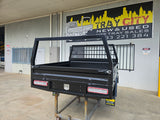 #986 NEW DUAL CAB STEEL TRAY IN SATIN BLACK