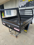 #986 NEW DUAL CAB STEEL TRAY IN SATIN BLACK