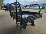 #987 NEW DUAL CAB ALLOY TRAY IN SATIN BLACK