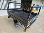 #986 NEW DUAL CAB STEEL TRAY IN SATIN BLACK