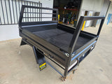 #986 NEW DUAL CAB STEEL TRAY IN SATIN BLACK