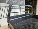 #986 NEW DUAL CAB STEEL TRAY IN SATIN BLACK