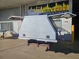 #953 Dual cab Alloy Tray and canopy