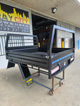 #986 NEW DUAL CAB STEEL TRAY IN SATIN BLACK