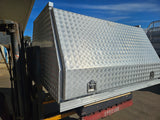 #953 Dual cab Alloy Tray and canopy